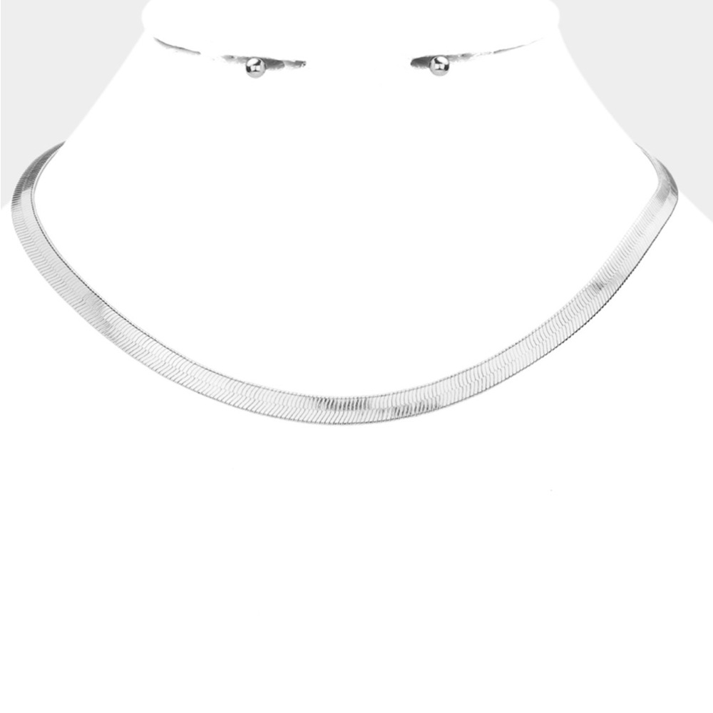 Snake Metal Chain Necklace